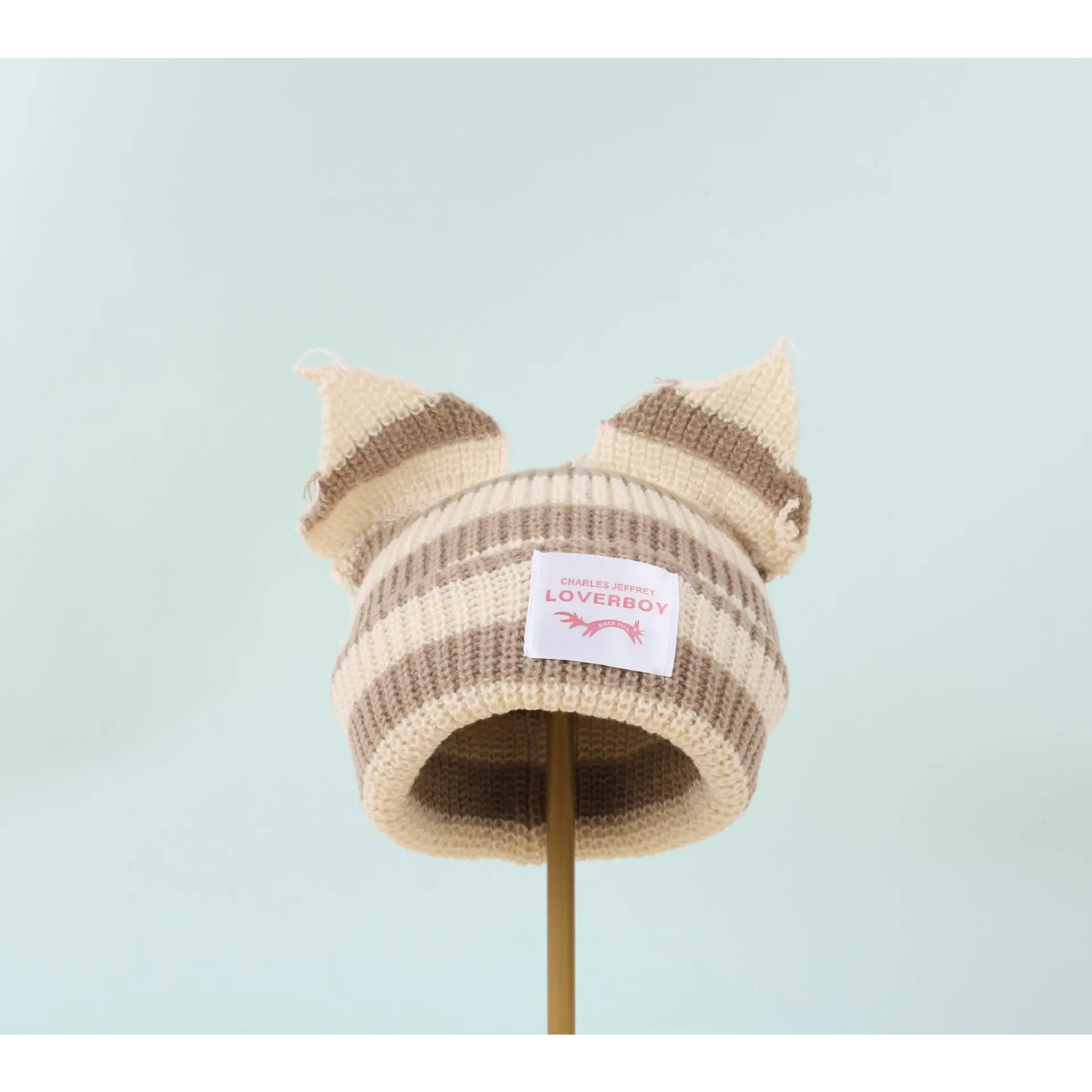 Thick stripes [khaki + beige]