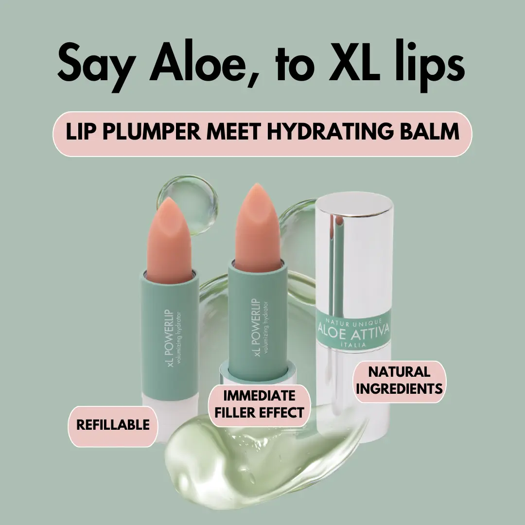 Aloe Attiva xL POWERLIP Refillable Peptide Lip Treatment | Volumize,  Hydrate & Plump Lips Naturally | Eco-Friendly Lip Care - TikTok Shop