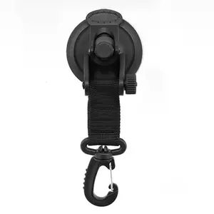 4 pcs Innovative Suction Cup Hook for Outdoor Travel Multi-Purpose Portable Camping Mountaineering Hook Luggage Fastener Easy Install Secure Strong adjustable bungee cord