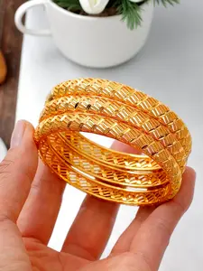 Cuff Bracelet, Vintage Carved Pattern, Elegant Design, Unique Cut Out, Copper Material, Suitable for Daily Commute and Evening Parties