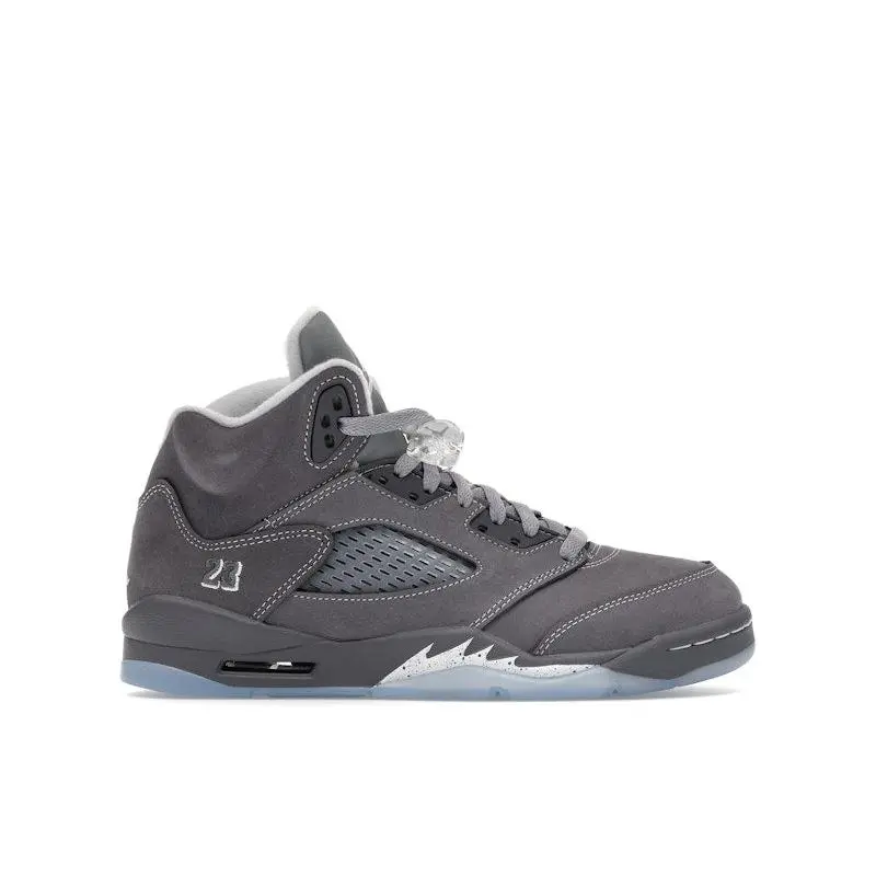 Jordan Kid's 5 Retro Wolf Grey (2026) (GS) Shoes, from StockX