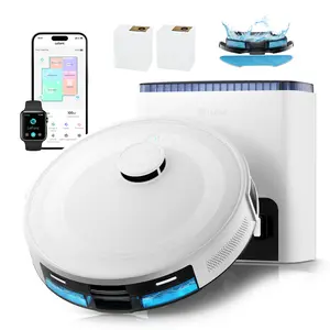 Lefant M2L Plus LiDAR Robot Vacuum and Mop, 190° PSD Obstacle Avoidance, 6000Pa Strong Suction, 45-Day Capacity, Multi-Floor Mapping, 130 Min Runtime, WiFi/Alexa/APP/iWatch