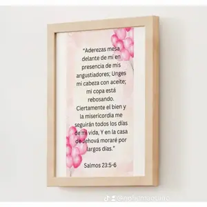 Religious Personalized Bible Verse Sign, Custom Scripture Canvas Art for Home Decor