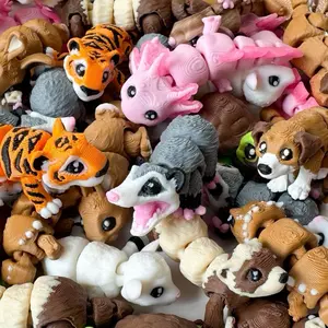 Detailed Pocket Pets | Realistic 3D Printed Articulating Mini Fidget Animals Great Gift and Desk Figure