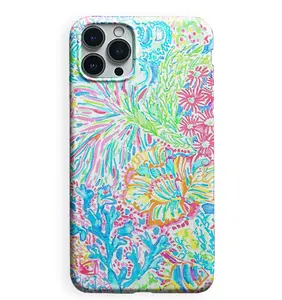 iPhone 16 Pro Max Floral Happy Lilly Pulitzer Ocean Case iPhone 16 Pro Max Floral Happy Lilly Pulitzer Ocean Case