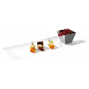 PacknWood  Bio N Chic Rectangular Sugarcane Tray- Pack Of 100