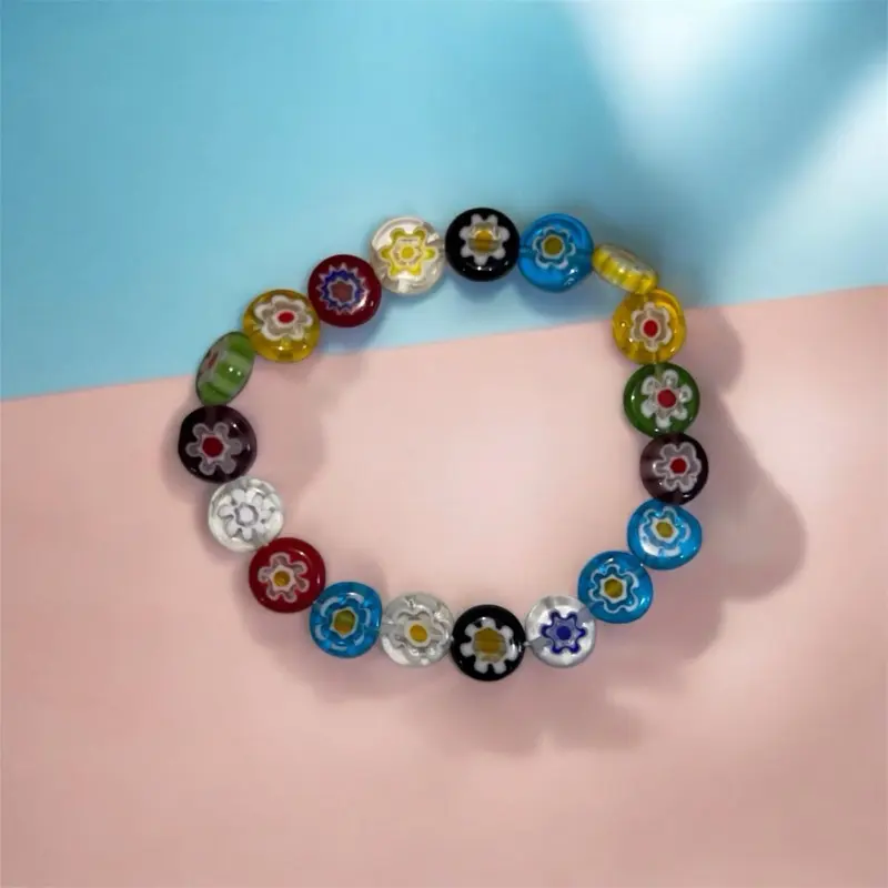 Beaded Flower Bracelet