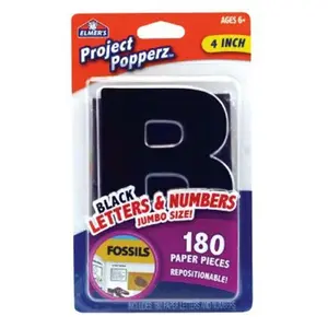 212 MAIN Glueless Adhesive Letters-Numbers, Black Office & School Stationery Supplies (Elmers E3067)