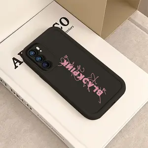 Korean Girl Group Black pinks Phone Case Compatible with Samsung Galaxy Models, Anti-Drop Soft Tpu Back Cover, Durable Protection