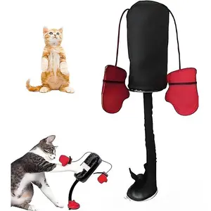 Cat toy, cat boxing, suction cup standing, boxing game multi-function, cat boxing toy