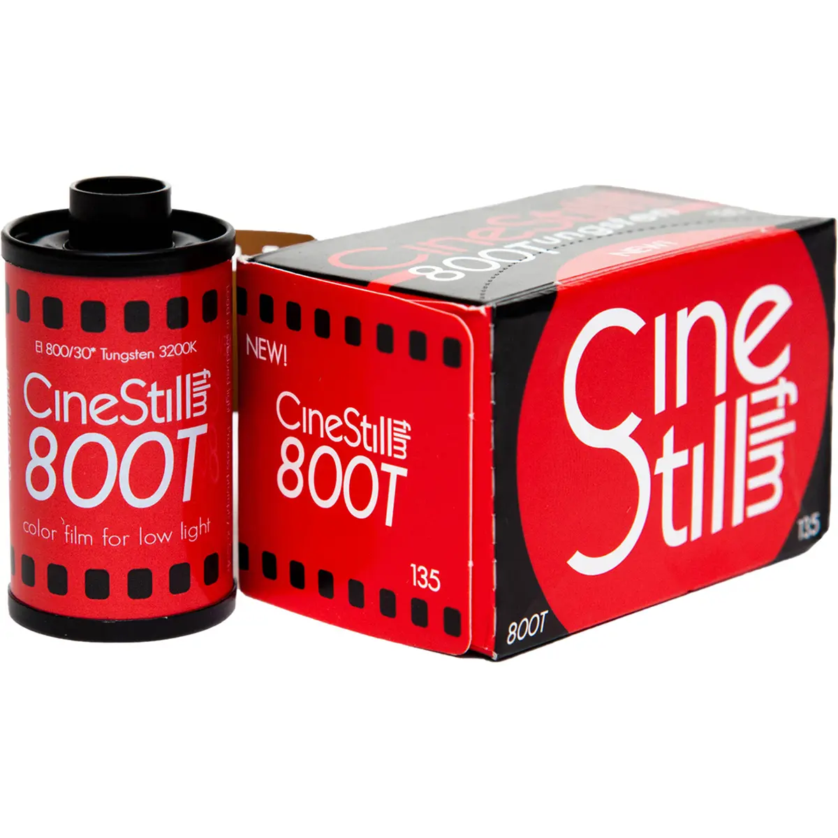 CineStill Film 800135 800 Tungsten High Speed (ISO 800) Color Film, 36 Exposures 135 DX Coded