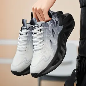 Men's one-pedal walking shoes, men's tennis shoes, breathable men's casual shoes, fashion sports shoes, work sports training shoes, platform and light lace-up running shoes, men's shock-absorbing fitness shoes, jogging and travel