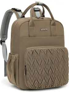 Pomelo Best Medium Nappy Backpack for New Parents - All-in-One Unisex Baby Changing Bag Travel Daypack, with Detachable Insulated Bottle Pocket, Foldable Changing Mat, Stroller Straps