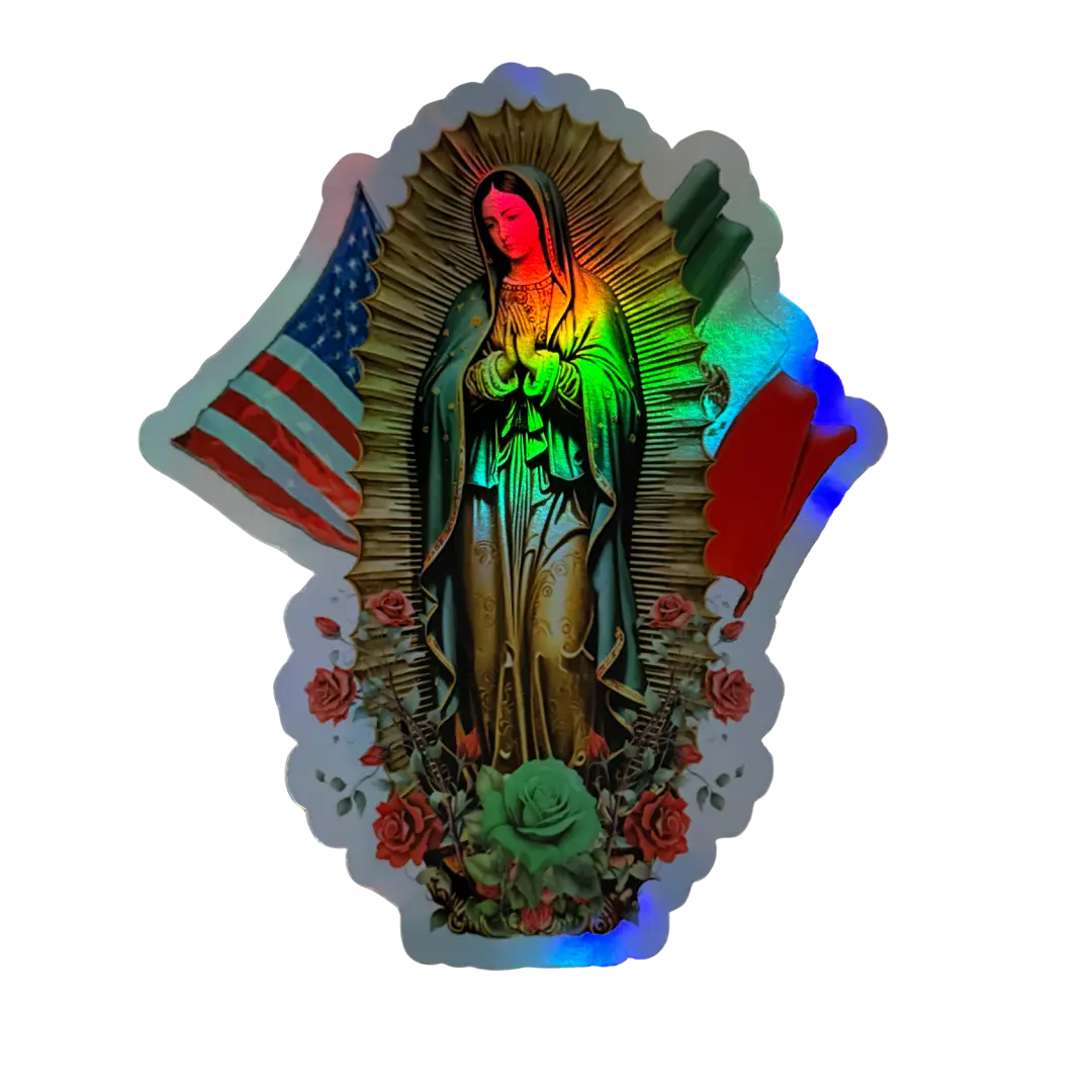 Virgen De Guadalupe  Vinyl Sticker 8" 20cm  Ideal for Cars or Any Flat Surfaces Weatherproof Scratch Resistant UV Resistant