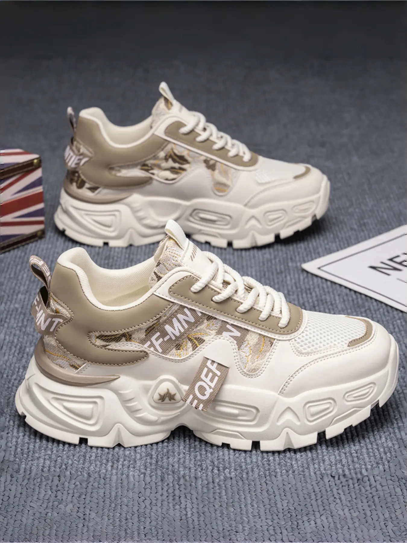 Youth Airflow Dad Walking Shoes | Platform Skate Style | Soft Sole Streetwear Sports Shoes | Walking Mesh Shoes | All Season Shoes