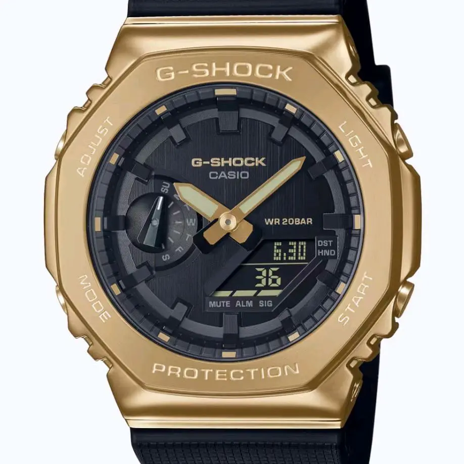 GM-2100G-1A9 New G shock black and gold 2100 series men' s beautiful watch