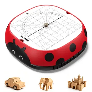KIDINNO STEM Craft Cutter for Kids Safe Cardboard Cutting Tool for Engineering DIY Projects Classroom Creativity KIDINNO STEM Ladybug Design