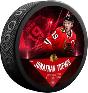 Jonathan Toews Chicago Blackhawks Unsigned Fanatics Exclusive Player Hockey Puck - Limited Edition of 1000