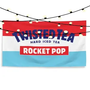 Rocket Polyester Tapestry - 3x5Ft Flag with 4 Brass Grommets, Men's Room Decor, Wall Decor, Bedroom Accessories for College Dorm Summervibes