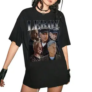 Leroy Jethro Gibbs Vintage Shirt - Retro Ncis Fan Tee For Classic Style S Cotton Fit