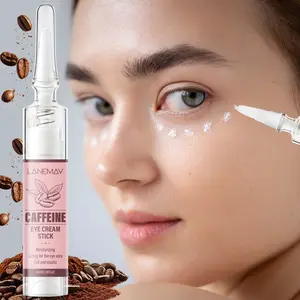 10g - Caffeine Eye Cream Stick - Retinol & Beeswax Formula - Moisturizing, Bright & Elasticity Care - For All Skin Types Portable Eye Treatment