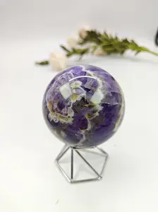 Dream&Chevron Amethyst Sphere