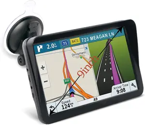 GPS Navigator for Car Truck RV, 9 Inch Semi Trucker GPS Navigation System with Touch Screen Voice, Truck GPS Drivers Commercial for Speeding Camera Warning, 2024 Maps Free Lifetime Maps Update