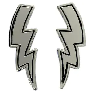 Lightning Bolts Left & Right Biker Harley Rider Jacket Vest Hat Pin [LP5]