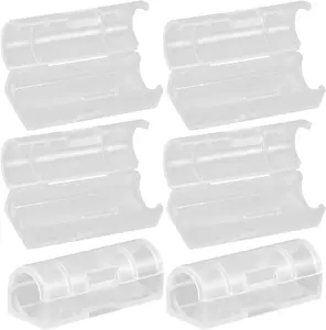 OSALADI 20 Pcs Self-Adhesive Cable Clips Wall Line Card Wire Organizer Cord Holders for Home Office Desktop Cable Management