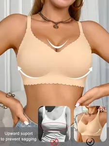 Women's Jelly Gel No-Wire Bra, Comfortable Skin-Fit Everyday Underwear, Soft and Breathable, Perfect for Daily Wear