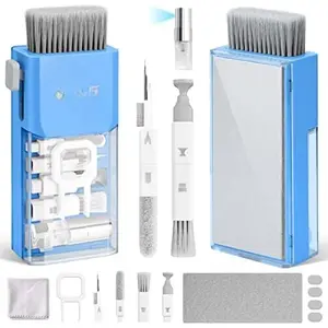 Laptop Cleaning Kit, Keyboard Cleaning Kit with Spray and Wipe, Keyboard Cleaner for MacBook iPad Tablet  Computer Camera Lens Airpods Earbuds, Mutitool Brush for  Screen