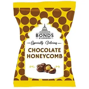 Original Bonds London Especially Delicious Chocolate Honeycomb Candy Sweets Bag Imported From The UK England Delicious Honeycomb Coated In Milk Chocolate An Extra Special Treat British Candy