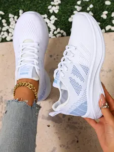 Affordable Women's Casual Sports Shoes, Slip-On Sneakers for Summer, Comfortable Mesh Design, Versatile and Colors, Lightweight Running Sneakers