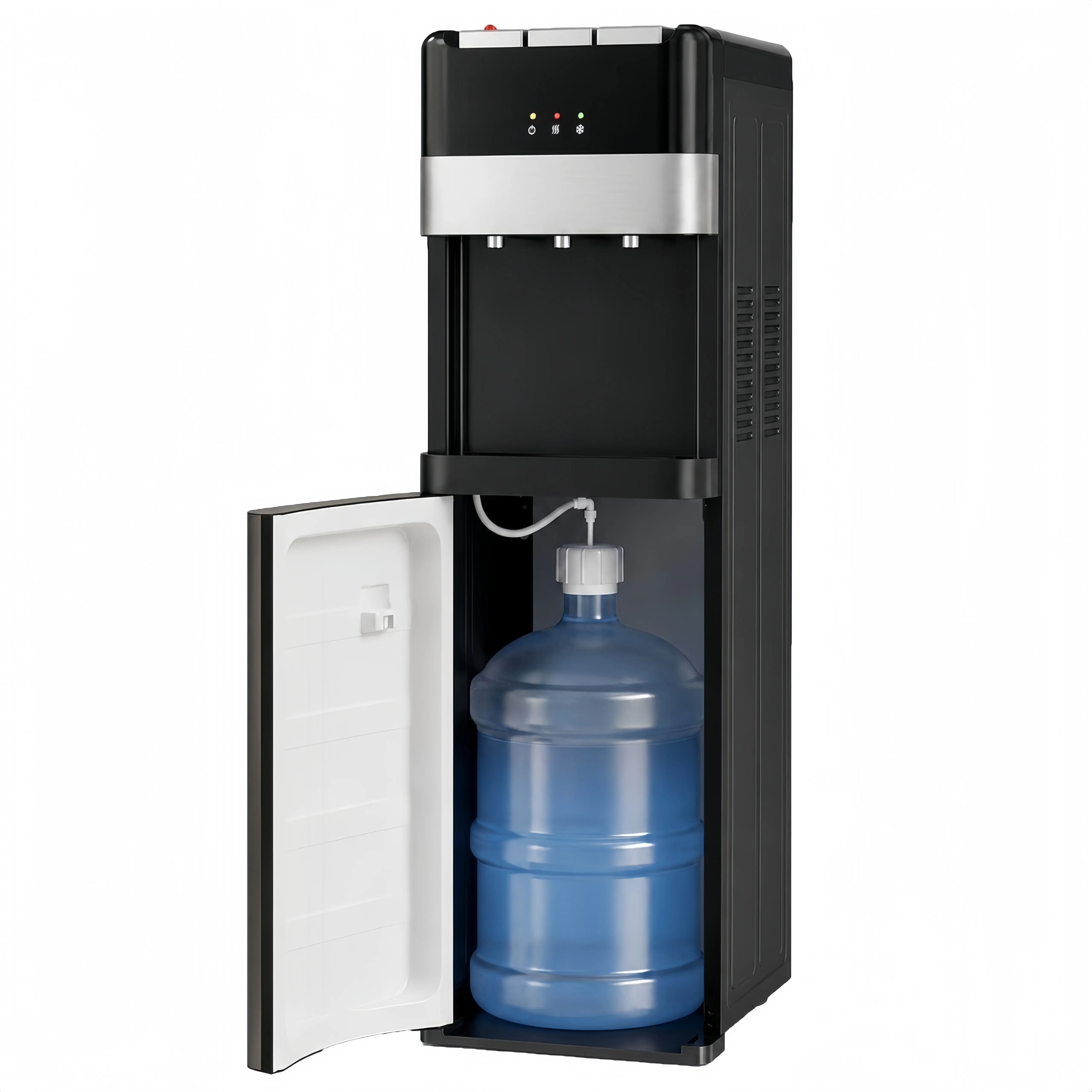 Bottom Loading Water Cooler Dispenser with 3 Temperatures – Hot/Cold/Room Temp, Compatible with 5-Gal Bottles, Quiet & Safe