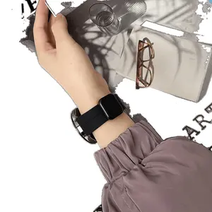 Suitable for Huawei watch4pro Honor watch GT32 silicone sports waterproof magnetic buckle