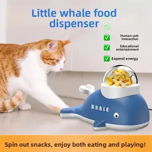 Cute Yellow Duck Treat Dispensing Puzzle Toy, Interactive Slow Feeder Training Toy to Relieve Boredom for Dogs and Cats