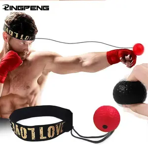 Boxing Reflex Ball Multiple Difficulty Levels Boxing Ball with Headband Perfect for Reaction Agility Punching Speed Fight Skill Training Boxing Equipment Boxing Speed Trainer