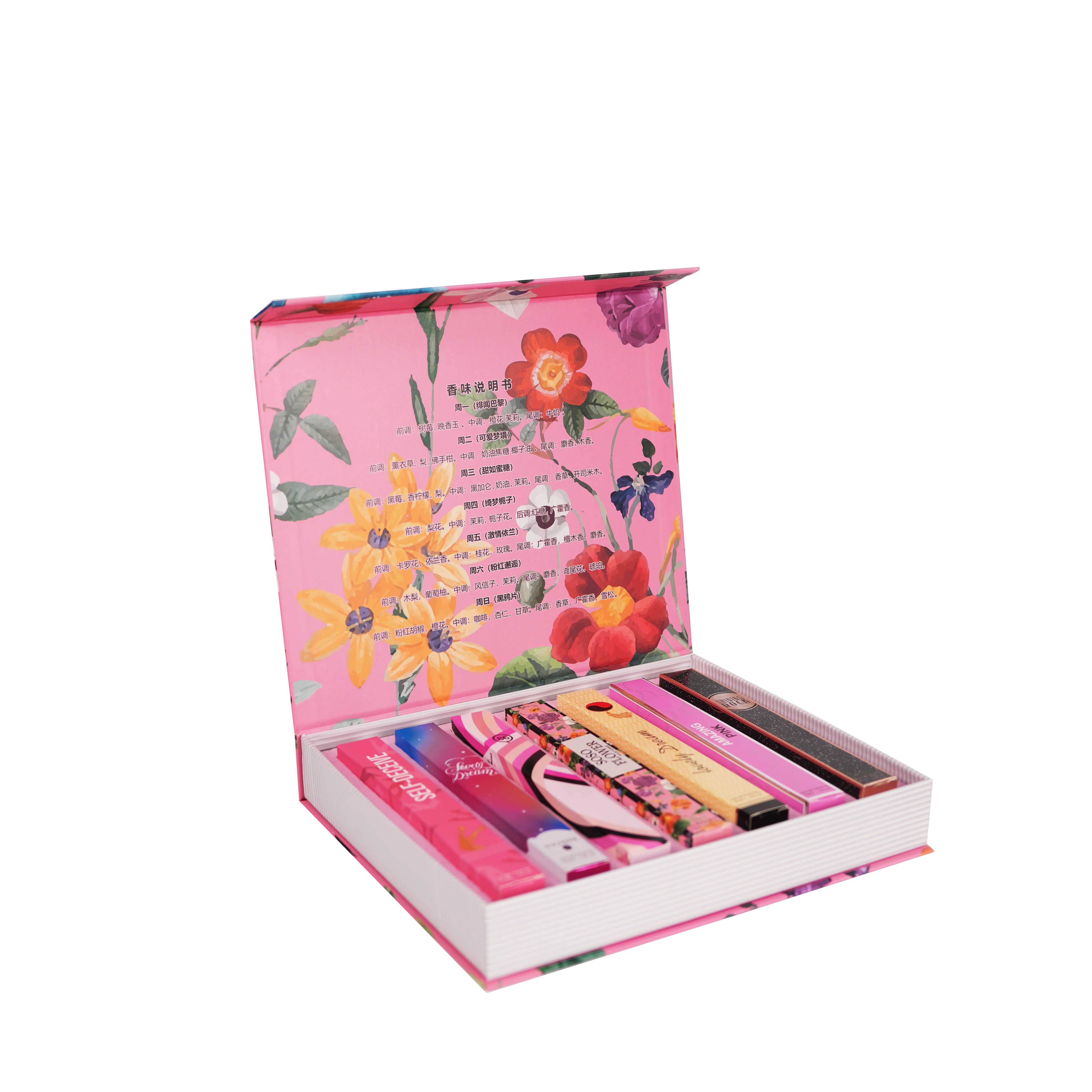 Versatile Fragrance Discovery Set, 7-Piece Perfume Sample Kit with Light Fruity Floral Scents for Youth & Daily Use, Fragrance Sets, Scented, Perfume Set