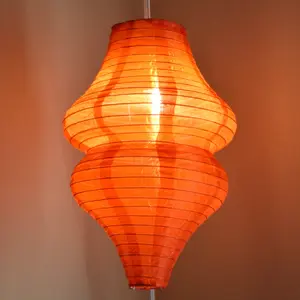Red Beehive Unique Shaped Nylon Lantern, 10-inch x 14-inch