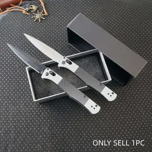 1pc 4170 Folding Knife Stainless Steel Knives Edc Pocket Knife Non-Slip Handle One-Hand Quick Open Multi-Functional Camping Fishing Kitchen Tool Gift Multifunctional Tool
