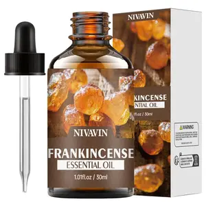 Frankincense essential oil, 1 bottle, natural frankincense essential oil, Aromatherapy, Therapeutic, Wellness, suitable for men and women, for yoga, spa, massage and body care, Essential Oil Scent, Aromatherapy Essential Oils, Aromatherapy Scented Oils