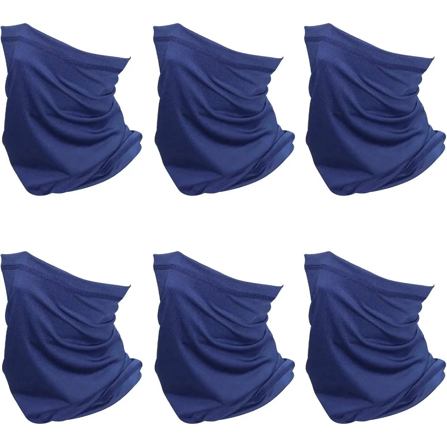 6 Pack  Gaiter  Mask Sun Protection Bandana Cover Windproof  Scarf Hiking Ski