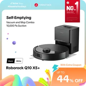[SaleLink] Roborock Q10 X5+ Robot Vacuum and Mop, Self-Emptying, 10,000Pa Suction, Hands-Free Cleaning for up to 7 Weeks, Obstacle Avoidance, LiDAR Navigation, No-Go Zones, Cordless Rechargeable #DealsForYouDays #fathersdaygift