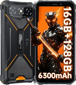 OUKITEL G3 (2025) Outdoor Smartphone – 16GB+128GB/1TB Unlocked Rugged Phone, 6-inch Display Smartphone, 6300mAh Construction Phone, 13MP Camera, IP68 Waterproof/IP69K/4G Dual SIM/OTG/Face ID/Green wp28s rugged waterproof phone TikTokShopBlackFriday