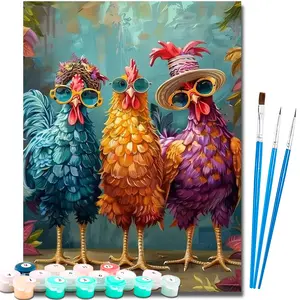 Paint by Numbers Kit for Adults Beginner,Easy Adult Paint by Number Kits on Canvas DIY Painting for Surprise Gift Home Wall Decor 16x20 Inch