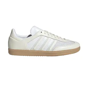 adidas Womens Samba Og Lace Up Sneakers Shoes Casual - Off White, White