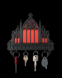 WiiN Studio Sanctuary Gothic Key Holder, 3D Printed Wall Organizer
