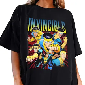 Invincible Vintage Cartoon Comic Shirt, Vintage Comic Sweatshirt