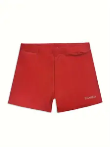 Men'S Classic Professional Swim Trunks, Swim Shorts, Designed To Reduce Drag During Racing, Quick-Drying And Tight-Fitting, Solid-Color Suitable For Beach Swimming, Sports Vacation