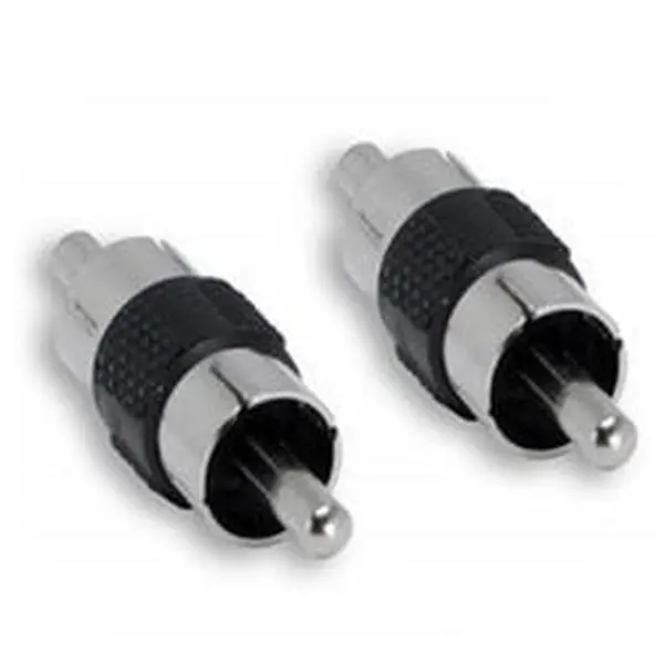 RCA Male Coupler - Nickel-Plated - Lightweight Design